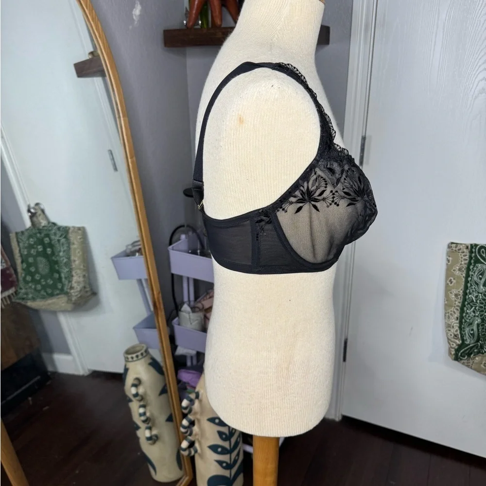 Soma Elegant Black Lace Bra